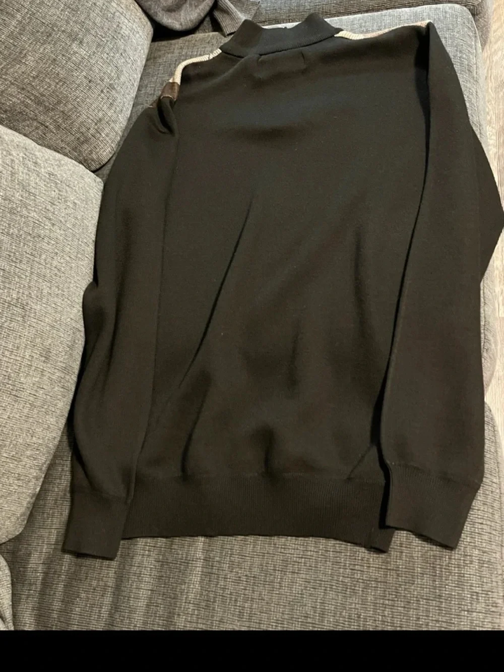 Banana Republic Men's Crewneck Sweaters in Black, Brown, Light Blue, and Gray